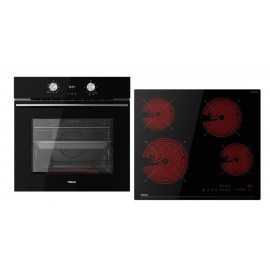 TEKA HLB 8408 BK & TBC 64120 TCS BK Σετ Εντοιχιζόμενος Φούρνος & Εστία 70lt